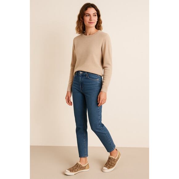 Coach Gold Shearling Slip-On Sneakers Women’s Size 7 Fuzzy Lined - Picture 14 of 14